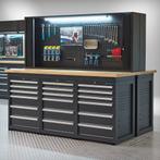 Datona Werkbank PRO – eiken werkblad – 36 lades – met, Doe-het-zelf en Verbouw, Werkbanken, Ophalen of Verzenden, Nieuw