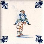KLM Airline Business Class Delft Blue Tile Coaster - 75×75, Verzenden, Zo goed als nieuw
