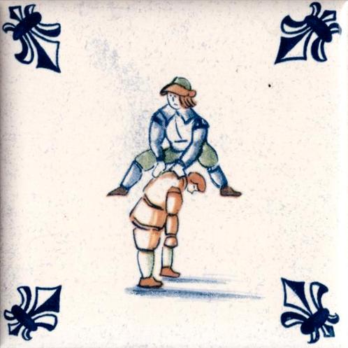 KLM Airline Business Class Delft Blue Tile Coaster - 75×75, Verzamelen, KLM Huisjes, Zo goed als nieuw, Verzenden