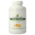Livinggreens Omega 3 visolie complex 180 Capsules, Verzenden, Nieuw