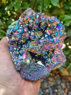 Very large Titanium Aura Quartz Crystal Kristalcluster -, Verzamelen, Mineralen en Fossielen