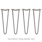 4 x 40,6cm Hairpin retro pootjes tafelpoten pinpoten - 2, Huis en Inrichting, Verzenden, Nieuw