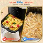Aigostar Airfryer XXL - Heteluchtfriteuse - 7L - 1900W - Wit, Witgoed en Apparatuur, Eierkokers, Verzenden, Nieuw