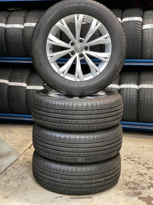 Volkswagen Tiguan Zomerbanden met Velgen 215 65 17 Falken, Auto-onderdelen, Banden en Velgen, 17 inch, Zomerbanden, 215 mm, Terreinwagen