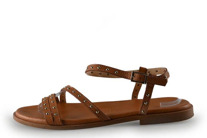 Laurent David Sandalen in maat 41 Cognac | 10% korting, Kleding | Dames, Schoenen, Overige kleuren, Zo goed als nieuw, Sandalen of Muiltjes