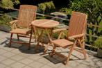 Teakea Teakhouten Tuinset Linda – 2 Verstelbare Stoelen +, Verzenden, Nieuw