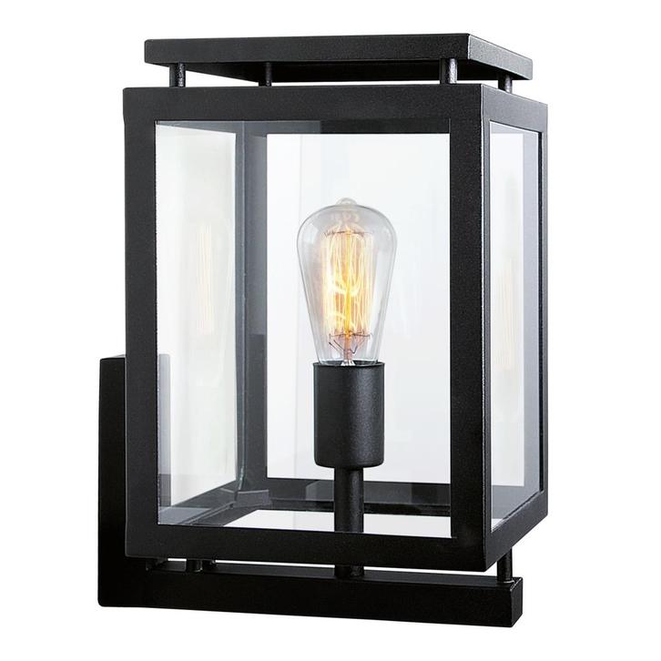 De Vecht Muurlamp Zwart Buitenverlichting Strak & modern, Tuin en Terras, Buitenverlichting, Verzenden