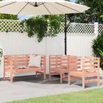 vidaXL 3-delige Loungeset massief douglashout, Verzenden, Nieuw, 3 zitplaatsen, Loungeset
