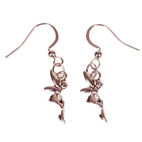 Oorbellen Zilverkleurig - Hangertjes Klein Elfje Zilverkleur, Sieraden, Tassen en Uiterlijk, Kindersieraden, Nieuw, Ophalen of Verzenden