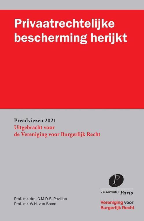 Privaatrechtelijke bescherming herijkt / Preadviezen, Boeken, Wetenschap, Gelezen, Verzenden