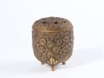 Mangiku Chrysanthemum Openwork Incense Burner   by Sano