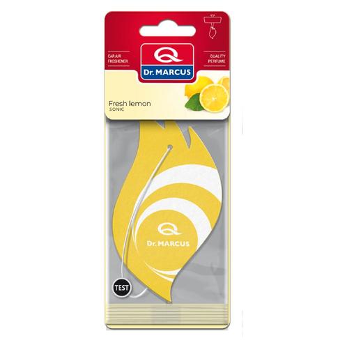Dr. Marcus Sonic Fresh Lemon auto geurhanger tot 49 dagen, Auto diversen, Auto-accessoires, Ophalen of Verzenden