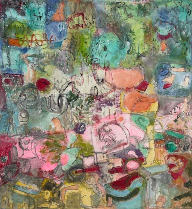 Villafuerte - Ascending - XL, Antiek en Kunst, Kunst | Schilderijen | Modern