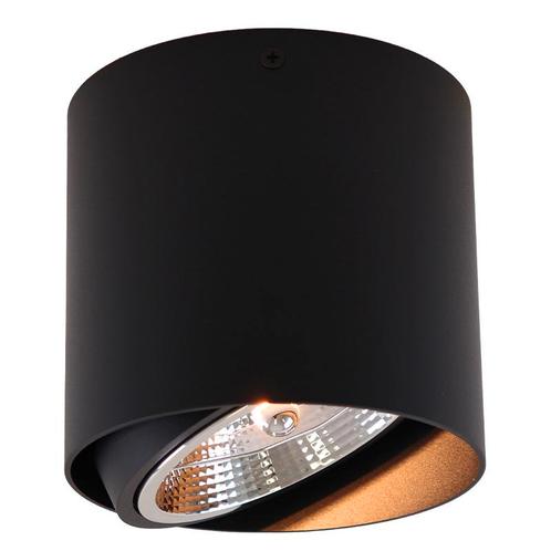 Moderne opbouwspot zwart, Mario, Huis en Inrichting, Lampen | Plafondlampen, Nieuw, Metaal, Ophalen of Verzenden