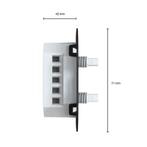 Duo Dimmer LED 230V 2x 0-200W Fase Af- en Aansnijding, Ophalen of Verzenden, Nieuw