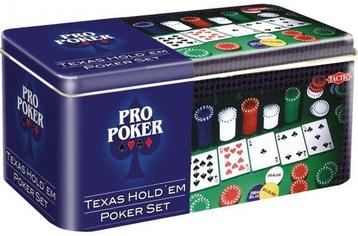Texas Hold’em Poker Set in Tin | Tactic - Kaartspellen