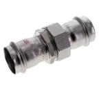 Perskoppeling wartelmoer - 42mm Persmof - RVS Vlakke, Verzenden, Nieuw