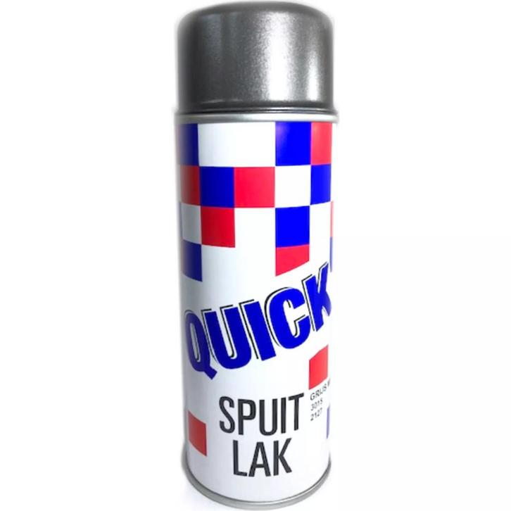 Quick Grijze lak - Snel drogend - 400ml - Duurzaam resultaat, Fietsen en Brommers, Fietsonderdelen, Algemeen, Overige typen, Nieuw