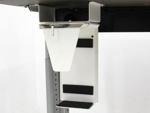 CPU houder - wit metaal - in hoogte en breedte verstelbaar, Diversen, Schrijfwaren, Gebruikt, Ophalen of Verzenden