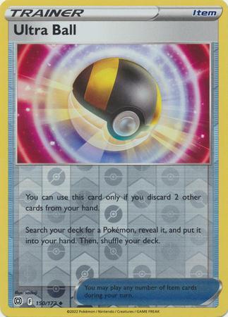 Ultra Ball 150/172 reverse holo  Brilliant Stars, Hobby en Vrije tijd, Verzamelkaartspellen | Pokémon, Losse kaart, Nieuw, Foil