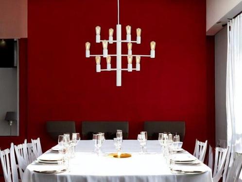 Herstal - Herstal Group - Plafondlamp - Manola 12 - Fiat Wit, Antiek en Kunst, Antiek | Lampen