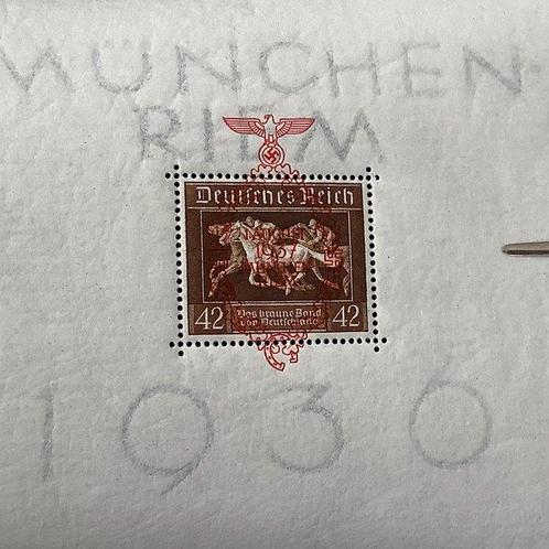 Duitse Rijk 1937 - Blok Bruine Band - Michel blok 10, Postzegels en Munten, Postzegels | Europa | Duitsland