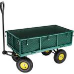 Bolderwagen transportkar max. 350kg - groen, Tuin en Terras, Verzenden, Nieuw
