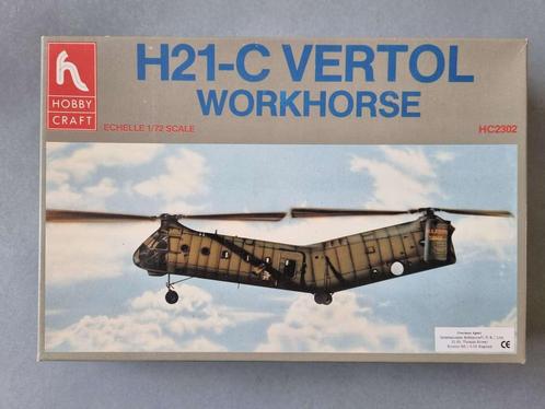 Hobbycraft HC2302 H21-C Vertol 1:72, Hobby en Vrije tijd, Modelbouw | Vliegtuigen en Helikopters, Verzenden