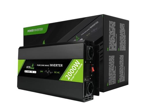 Omvormer 24V Naar 220V/230V - 2000w  - Zuivere sinus, Auto-onderdelen, Elektronica en Kabels, Nieuw, Verzenden