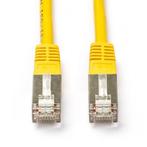 Netwerkkabel | Cat5e S/FTP | 2 meter (100% koper, Geel), Nieuw, Verzenden