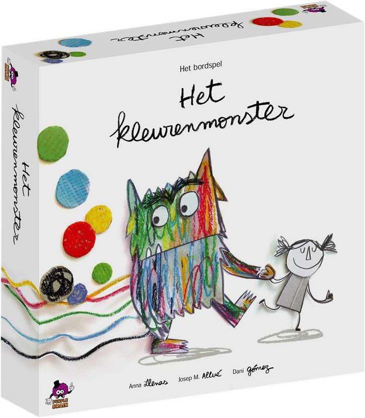 Het Kleurenmonster | Purple Brain - Kinderspellen, Hobby en Vrije tijd, Gezelschapsspellen | Bordspellen, Nieuw, Verzenden