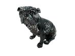Veiling - Zwart Wit Bulldog Sculptuur, Nieuw