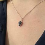 Zilveren dennenappel kettinghanger, Sieraden, Tassen en Uiterlijk, Kettinghangers, Verzenden, Nieuw, Zilver