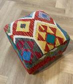 Poef - Kelim Poef(Ongebruikt/Nieuw) - Wol, hard hout, Huis en Inrichting, Stoffering | Tapijten en Kleden, Nieuw