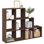 vidaXL Kamerscherm / boekenkast 137,5x29x103,5 cm hout bruin, Verzenden, Nieuw, Overige houtsoorten