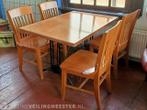 4x Restaurant tafel met 4x stoel