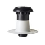 Vent-Alu 3000 DW ontl. PP kap 110-125 met PVC, Doe-het-zelf en Verbouw, Ophalen of Verzenden, Nieuw, Overige materialen, Overige typen