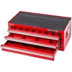 Gereedschapskist rood 3 laden gevuld met kunststof bakken, Ophalen of Verzenden, Nieuw