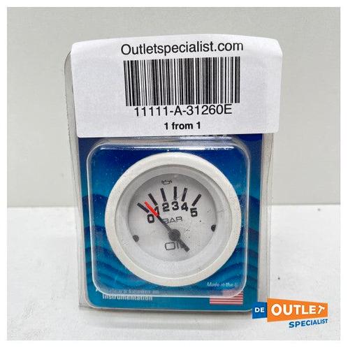 Bieden: Teleflex Oil pressure sensor white 5-bar - 31260E, Watersport en Boten, Navigatiemiddelen en Scheepselektronica, Kabel of Apparatuur