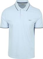 Gant Tipping Piqué Poloshirt Lichtblauw maat 4XL Heren, Verzenden, Nieuw, Gant