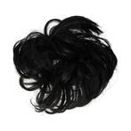 Haarelastiek Scrunchie – Imitatiehaar – Zwart, Sieraden, Tassen en Uiterlijk, Uiterlijk | Haarverzorging, Nieuw