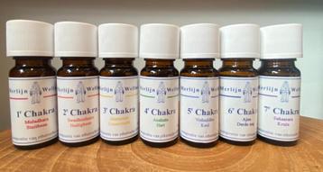 Chakra olie set van alle 7 chakras 10ml beschikbaar voor biedingen