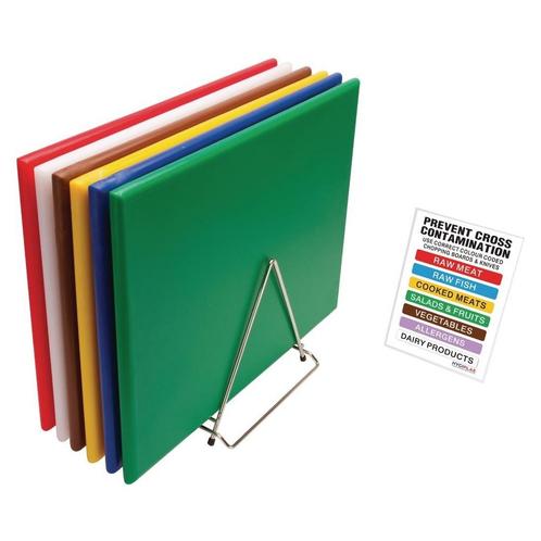 Snijplanken | 6-set | Kunststof | 610 x 455 x 25 mm, Zakelijke goederen, Horeca | Overige, Verzenden