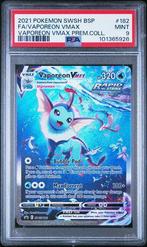 Vaporeon VMAX (SWSH 182) PSA 9, Ophalen of Verzenden, Nieuw
