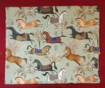 Stoffe Chevalier met racepaarden - Green Horses Design -, Antiek en Kunst