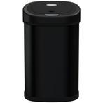 Avalo Prullenbak met Sensor 50L - RVS Zwart - Soft Close /, Verzenden, Nieuw