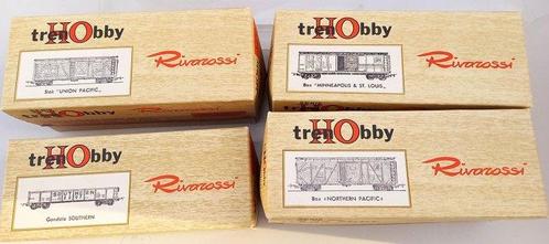 Rivarossi H0 - Modeltrein goederenwagon (4) - Set van 4, Hobby en Vrije tijd, Modeltreinen | H0