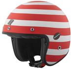 Bogotto V587 Scacchi Carbon Rood Wit Jethelm, Motoren, XS, Jethelm, Nieuw met kaartje, Overige merken