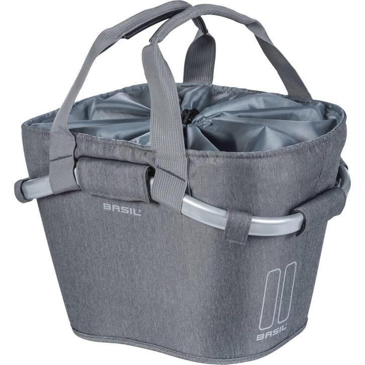 Basil mand voor 2Day Carry All Grijs, Fietsen en Brommers, Fietsaccessoires | Fietsmanden, Nieuw, Verzenden