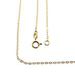 18 Krt. Gouden anker schakel ketting | 61 cm (unisex), Ophalen of Verzenden, Gebruikt, Overige kleuren, Goud